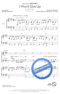 I Won't Give Up von Jason Mraz (Download) 