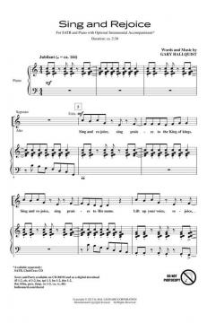 Sing And Rejoice von Gary Hallquist (Download) 
