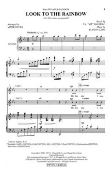 Look To The Rainbow von Edgar Y. Harburg (Download) 