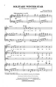 Solitary Winter Star von Jerry Estes (Download) 
