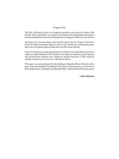 Abu Ghraib von John Harbison 