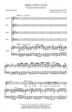 Sing Unto God von Georg Friedrich Händel (Download) 