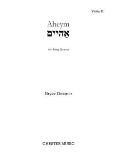 Aheym for String Quartet von Bryce Dessner 
