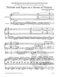 Britten for Organ von Benjamin Britten 