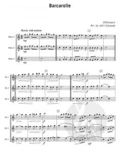 More Trios for Flutes von John Cacavas 