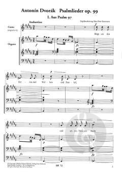 Psalmlieder op. 99 von Antonín Dvořák 