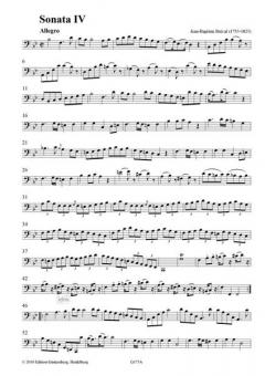 Six Sonates non difficiles pour le Violoncelle von Jean-Baptiste Bréval im Alle Noten Shop kaufen
