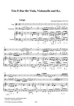 Trio F-Dur von Christoph Schaffrath 