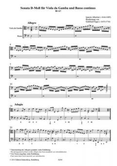 Sonata d-moll von Gottfried Finger 