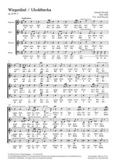 Ukolébavka (Wiegenlied) (Antonín Dvorák) 