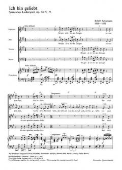 Ich bin geliebt op. 74/9 von Robert Schumann (Download) 