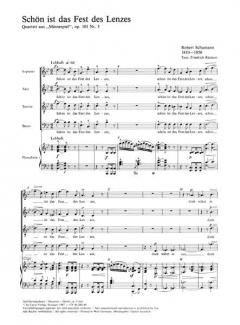 Schön ist das Fest des Lenzes von Robert Schumann (Download) 