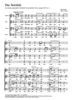 Das Sternlein (Max Reger) 