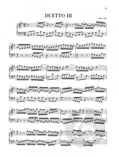 4 Duette BWV 802-805 von Johann Sebastian Bach 