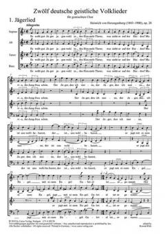 Zwölf deutsche geistliche Volkslieder op. 28 (Heinrich v. Herzogenberg) 