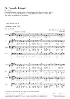 Ehre sei dem Vater; Responsorien (Felix Mendelssohn Bartholdy) 