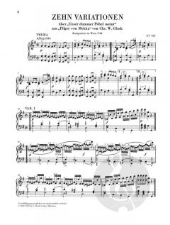 10 Variationen über 'Unser dummer Pöbel meint' von Wolfgang Amadeus Mozart 