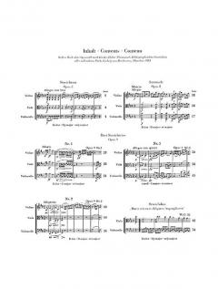 Streichtrios op. 3, 8 und 9 und Streichduo WoO 32 von Ludwig van Beethoven im Alle Noten Shop kaufen (Stimmensatz)