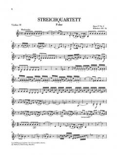 Streichquartette Heft 3, op. 17 von Joseph Haydn im Alle Noten Shop kaufen (Stimmensatz)