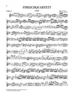 Streichquartette Heft 4, op. 20 von Joseph Haydn im Alle Noten Shop kaufen (Stimmensatz)