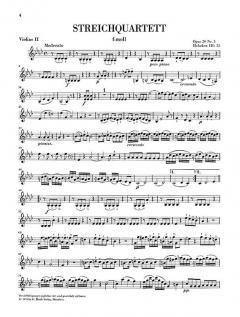 Streichquartette Heft 4, op. 20 von Joseph Haydn im Alle Noten Shop kaufen (Stimmensatz)