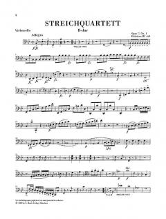 Streichquartette Heft 9 op. 71 und 74 von Joseph Haydn im Alle Noten Shop kaufen (Stimmensatz)