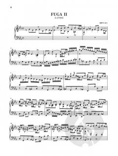 Das Wohltemperierte Klavier Teil 2 von Johann Sebastian Bach im Alle Noten Shop kaufen