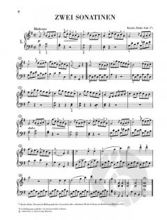 2 Sonatinen F-Dur und G-Dur von Ludwig van Beethoven für Klavier (Anhang 5) im Alle Noten Shop kaufen