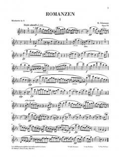 Romanzen für Oboe und Klavier op. 94 von Robert Schumann 