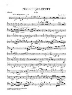 Streichquartette op. 44, 1-3 von Felix Mendelssohn Bartholdy im Alle Noten Shop kaufen (Stimmensatz)