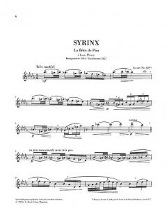 Syrinx (La Flûte de Pan) von Claude Debussy für Flöte solo im Alle Noten Shop kaufen