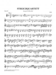 Streichquartett d-moll D 810 von Franz Schubert im Alle Noten Shop kaufen (Stimmensatz)