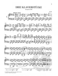 3 Klavierstücke von Franz Schubert im Alle Noten Shop kaufen