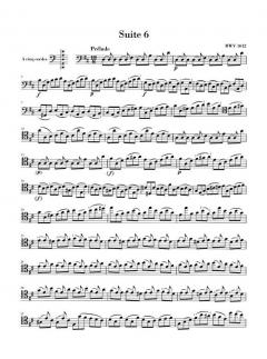 6 Suiten für Violoncello solo von Johann Sebastian Bach im Alle Noten Shop kaufen - HN666