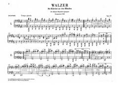 Walzer op. 39 von Johannes Brahms für Klavier zu 4 Händen im Alle Noten Shop kaufen - HN67