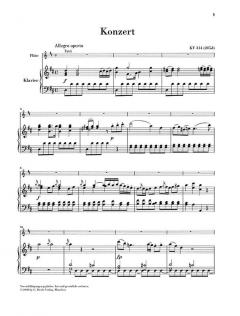 Konzert für Flöte und Orchester D-Dur KV314 von Wolfgang Amadeus Mozart im Alle Noten Shop kaufen