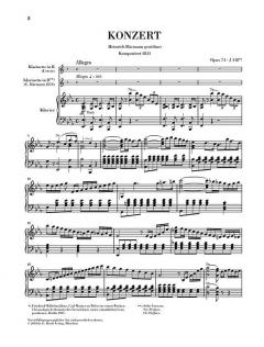 Klarinettenkonzert Es-Dur op. 74/2 von Carl Maria von Weber 