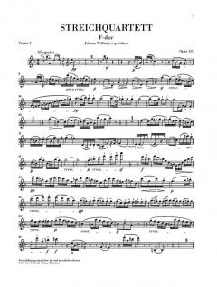 Streichquartett F-dur op. 135 von Ludwig van Beethoven im Alle Noten Shop kaufen (Stimmensatz)