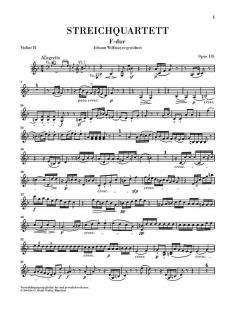 Streichquartett F-dur op. 135 von Ludwig van Beethoven im Alle Noten Shop kaufen (Stimmensatz)