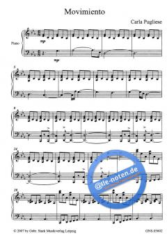 Movimiento für Klavier von Carla Pugliese im Alle Noten Shop kaufen