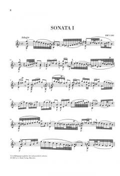 Sonaten und Partiten BWV 1001-1006 von Johann Sebastian Bach für Violine solo (unbezeichnete und bezeichnete Stimme) im Alle Noten Shop kaufen - HN9356