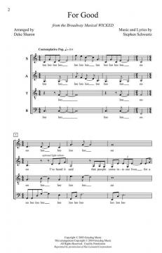 For Good von Stephen L. Schwartz (Download) 