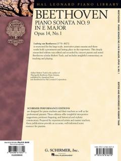 Sonata No. 9 In E Major, Opus 14, No. 1 von Ludwig van Beethoven 