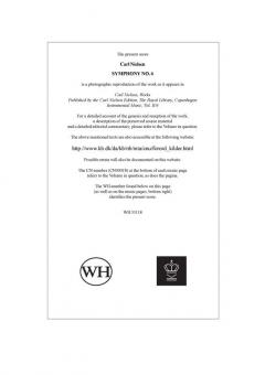 Symphony No.6 'Sinfonia Semplice' von Carl Nielsen 