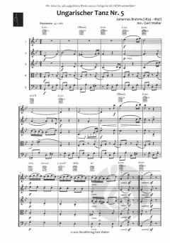Ungarischer Tanz Nr. 5 von Johannes Brahms (Download) 
