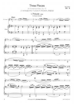 Three Pieces op. 72 von Itaru Sakai 
