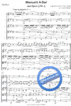 Menuett A-Dur (Luigi Boccherini) 