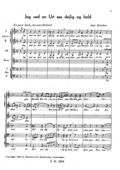 Jeg Ved En Urt Saa Dejlig Og Bold Op.36 (Vagn Holmboe) 