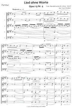 Lied ohne Worte, op. 19, 4 (Felix Mendelssohn Bartholdy) 