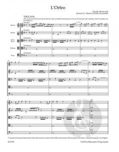 L'Orfeo von Claudio Monteverdi 
